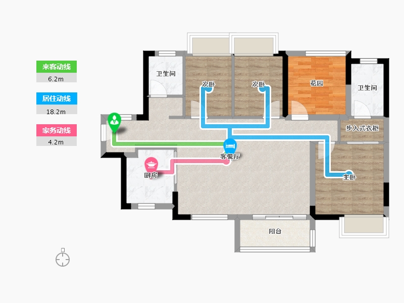 广东省-珠海市-珠海公元九里-84.01-户型库-动静线