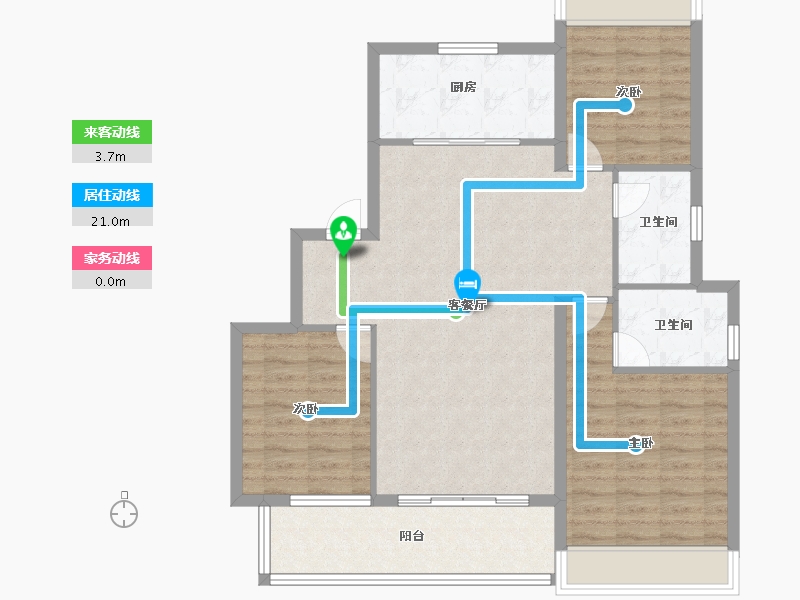 安徽省-合肥市-中海上东区-98.00-户型库-动静线