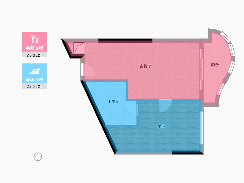 广东省-珠海市-华发绿洋湾-48.34-户型库-动静分区