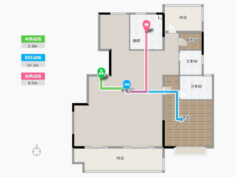 安徽省-合肥市-金鹏麓山院-255.00-户型库-动静线