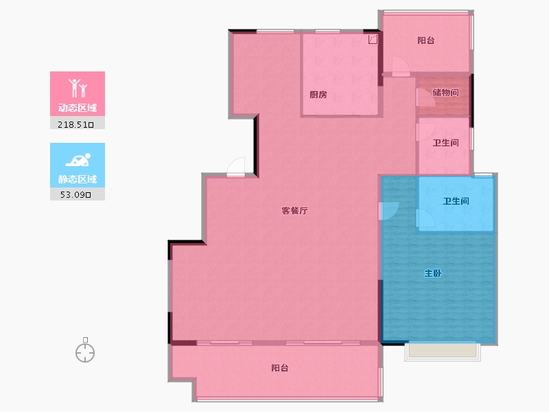 安徽省-合肥市-金鹏麓山院-255.00-户型库-动静分区