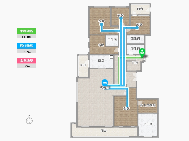 湖北省-武汉市-联投中心-275.00-户型库-动静线