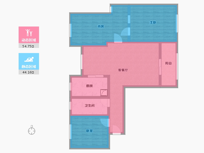 河南省-洛阳市-亚威金城-104.00-户型库-动静分区