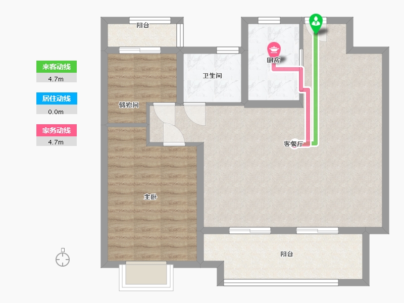 安徽省-合肥市-翡翠天际-80.79-户型库-动静线