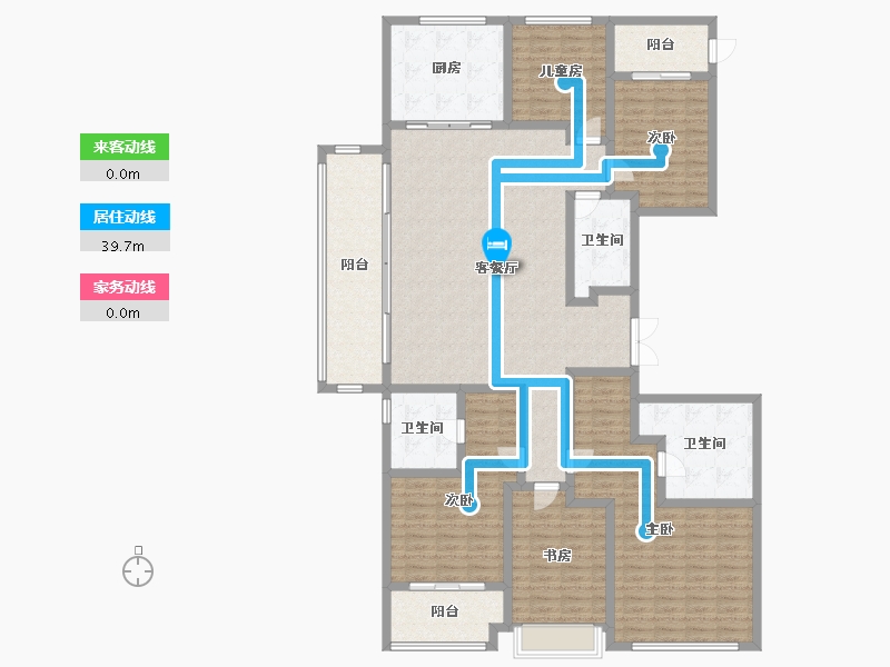 浙江省-杭州市-信达-180.00-户型库-动静线