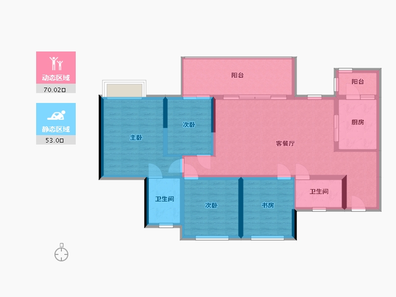 四川省-德阳市-城南壹号-147.40-户型库-动静分区