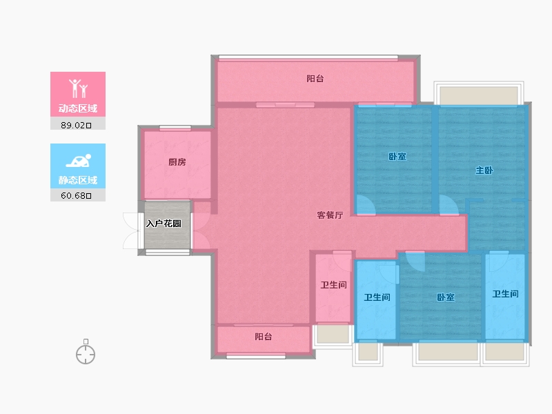 广东省-广州市-中交蓝色海湾-140.11-户型库-动静分区