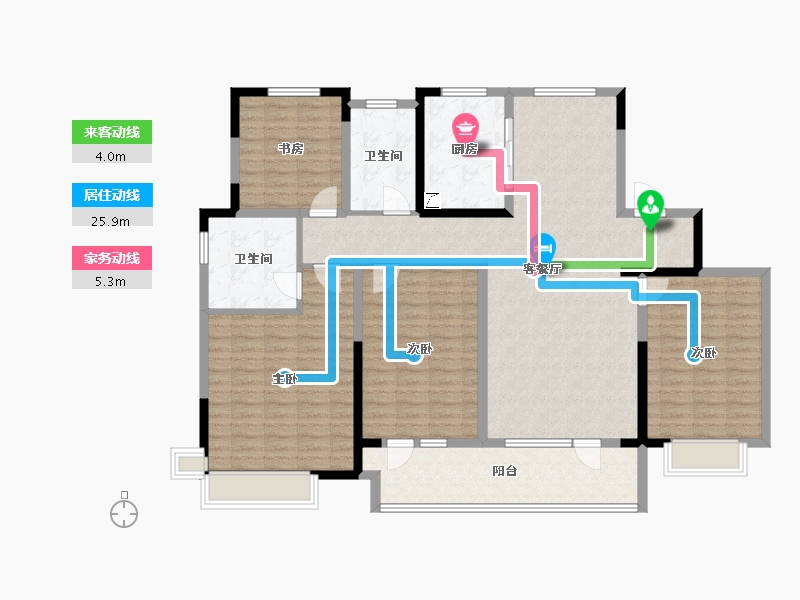 山东省-青岛市-海尔产创城·中央花园-145.00-户型库-动静线