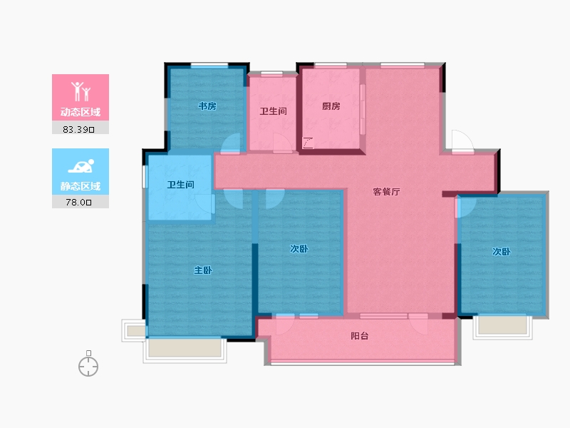 山东省-青岛市-海尔产创城·中央花园-145.00-户型库-动静分区