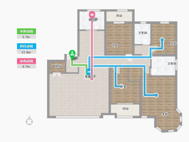 山东省-济宁市-京投馨和苑-146.62-户型库-动静线