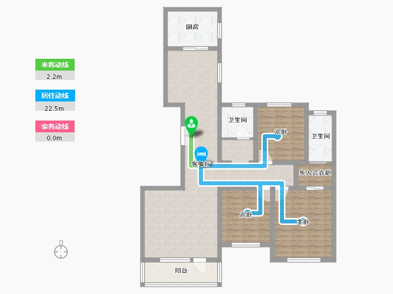 新疆维吾尔自治区-乌鲁木齐市-西湖锦园-109.00-户型库-动静线