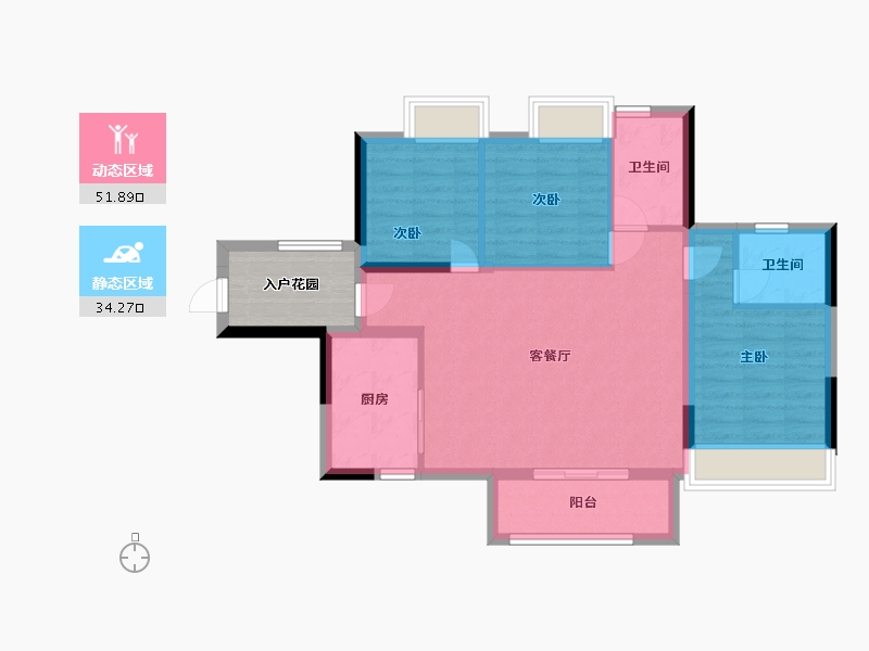 广东省-阳江市-中集国际城-102.00-户型库-动静分区