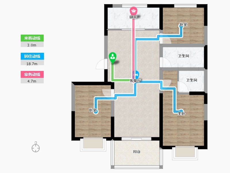 山西省-太原市-融超悦府-86.93-户型库-动静线