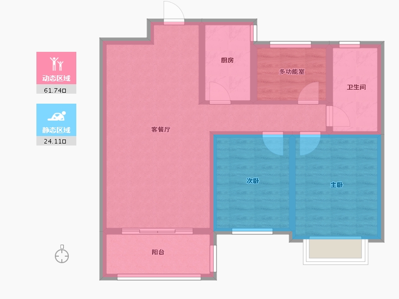 山西省-晋中市-瑞达丁馨苑-76.00-户型库-动静分区