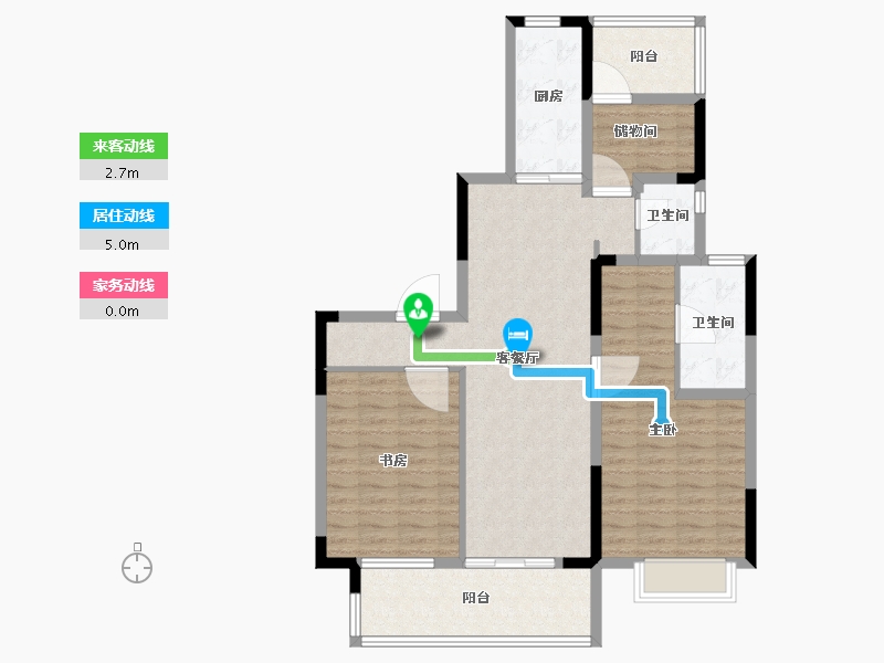 安徽省-合肥市-高速时代御府-99.20-户型库-动静线