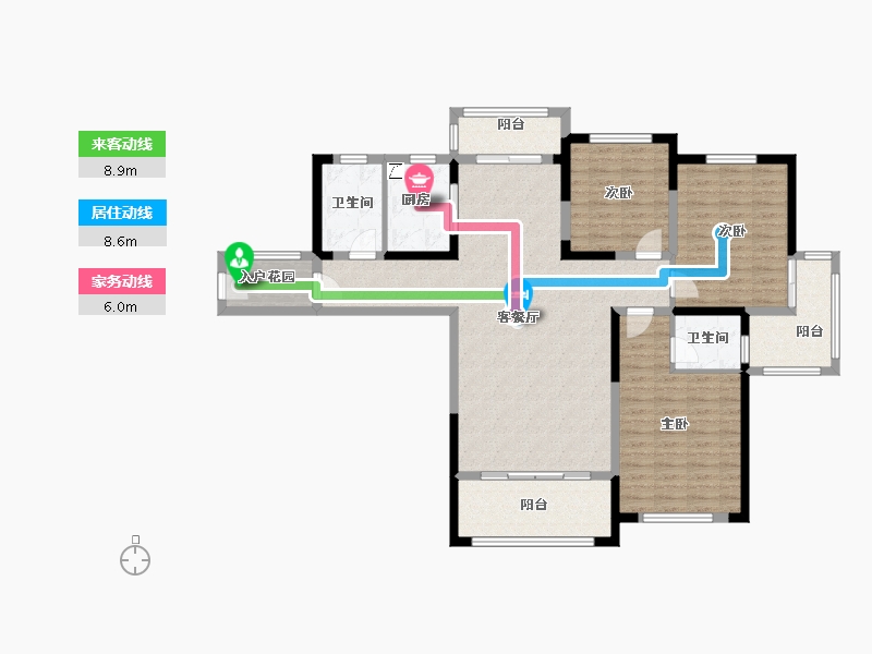 江西省-吉安市-滨江壹号-122.27-户型库-动静线