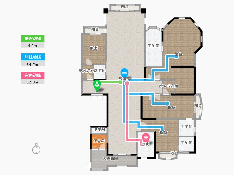 广东省-广州市-星河湾半岛-315.90-户型库-动静线