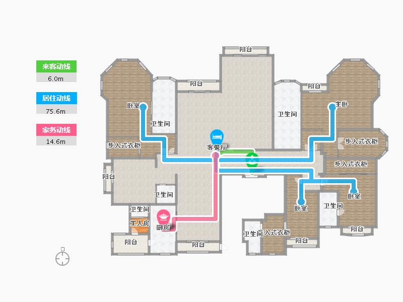 广东省-广州市-星河湾半岛-545.99-户型库-动静线