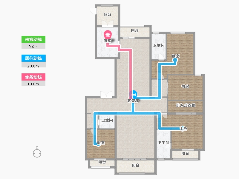 广东省-广州市-星河湾半岛-209.83-户型库-动静线