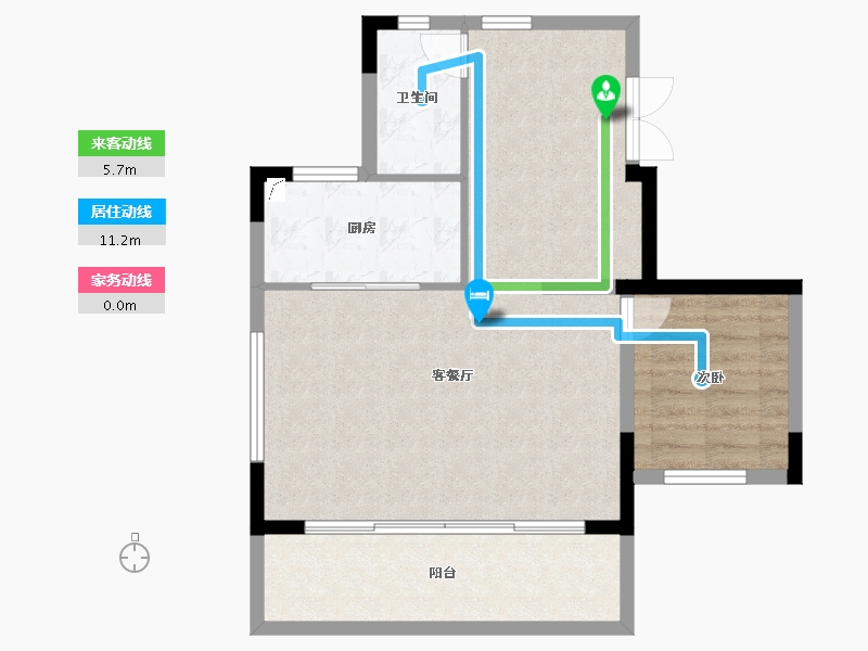 广西壮族自治区-南宁市-中南十洲-70.36-户型库-动静线