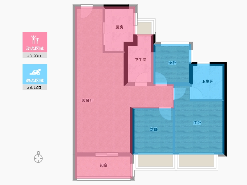 广东省-广州市-中建星光城-63.20-户型库-动静分区