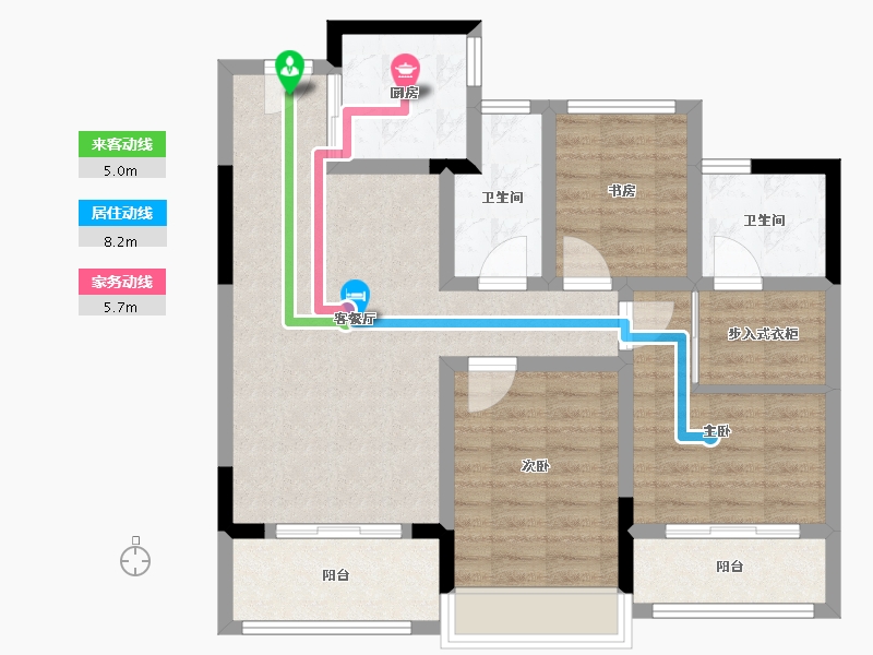 浙江省-杭州市-阅杭-85.20-户型库-动静线