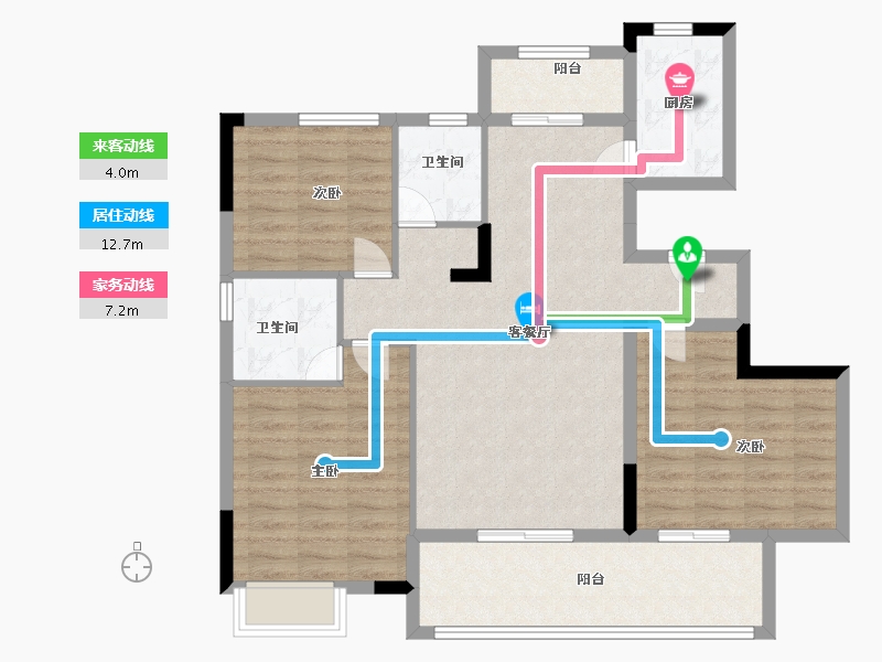 江西省-上饶市-金麟府-98.00-户型库-动静线