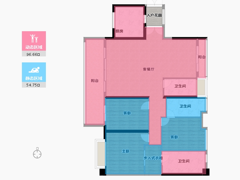 广东省-广州市-中交蓝色海湾-140.94-户型库-动静分区