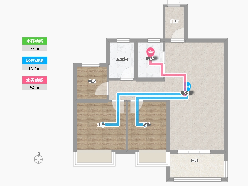 安徽省-合肥市-宝能城-70.40-户型库-动静线