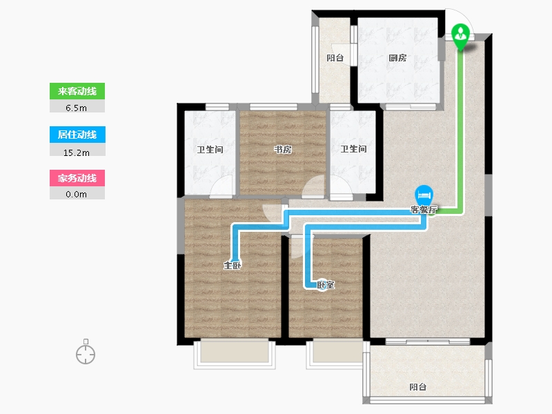 甘肃省-兰州市-恒大未来城-101.10-户型库-动静线