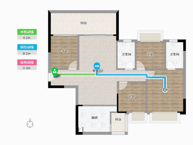 广西壮族自治区-南宁市-山湖海上城-99.29-户型库-动静线