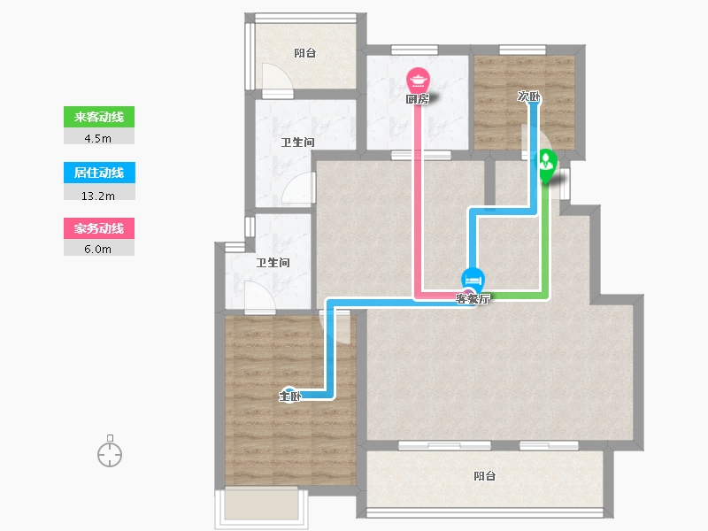 安徽省-合肥市-皖投万科天下艺境-94.01-户型库-动静线