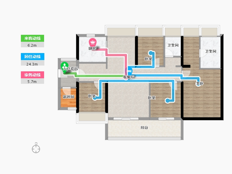 广东省-广州市-珠江·海御-112.00-户型库-动静线