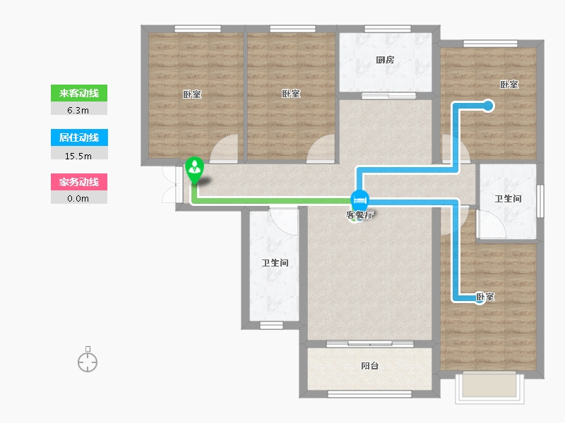 甘肃省-兰州市-和平嘉园-114.41-户型库-动静线