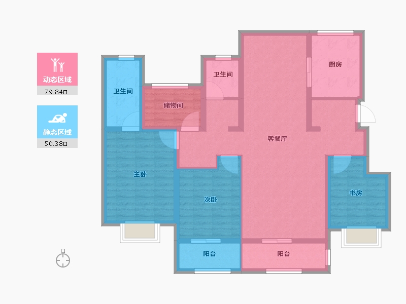 浙江省-绍兴市-公元2020-116.23-户型库-动静分区