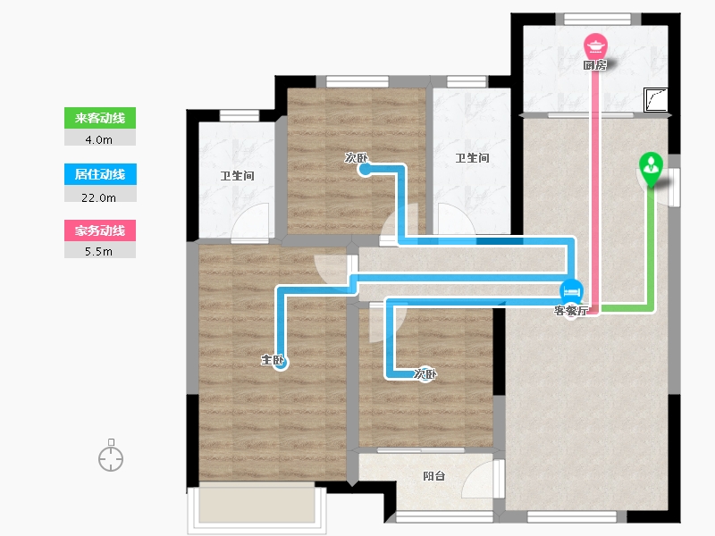 山东省-青岛市-中欧国际城-89.07-户型库-动静线