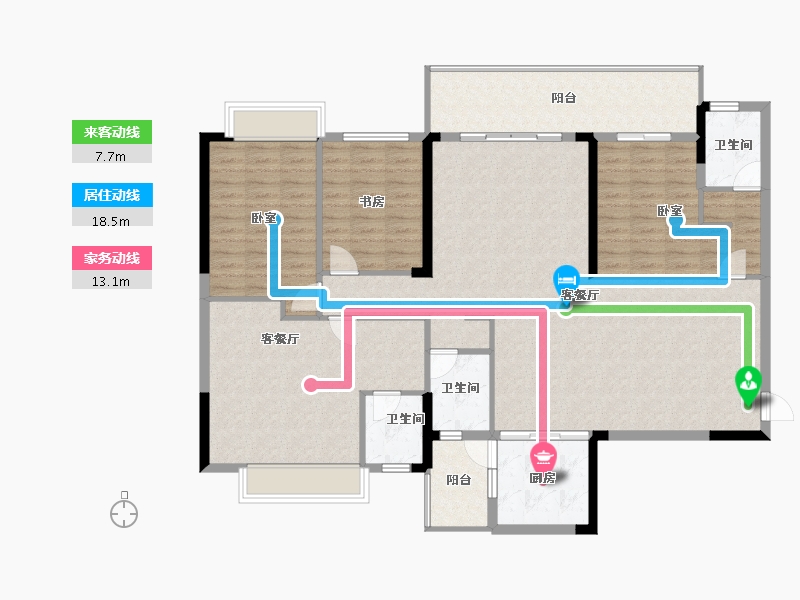 广西壮族自治区-南宁市-天池山中脊-149.44-户型库-动静线