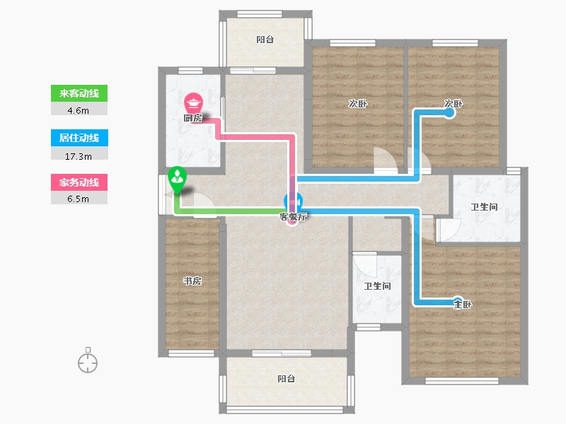 广西壮族自治区-百色市-鼎盛和泰-100.00-户型库-动静线