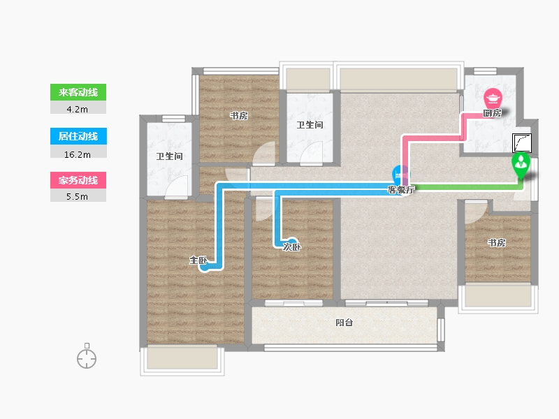 广东省-惠州市-金融街·华发·金悦华府-100.00-户型库-动静线