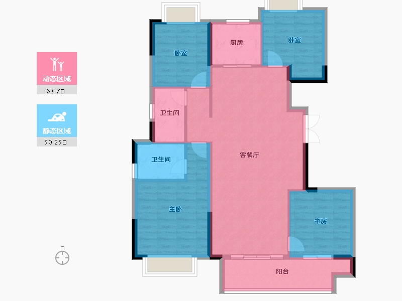 江西省-南昌市-南昌嘉福·未来城-103.20-户型库-动静分区