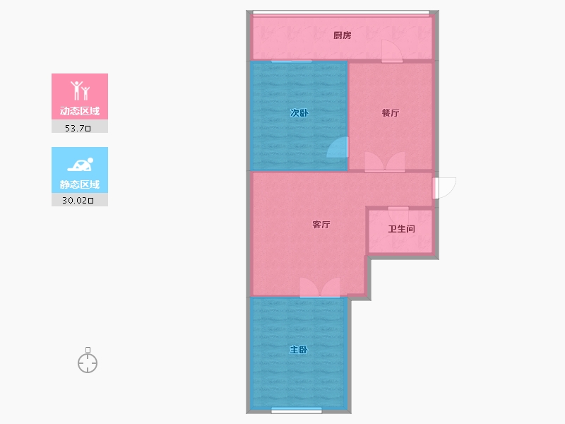 天津-天津市-重华西里小区-78.00-户型库-动静分区