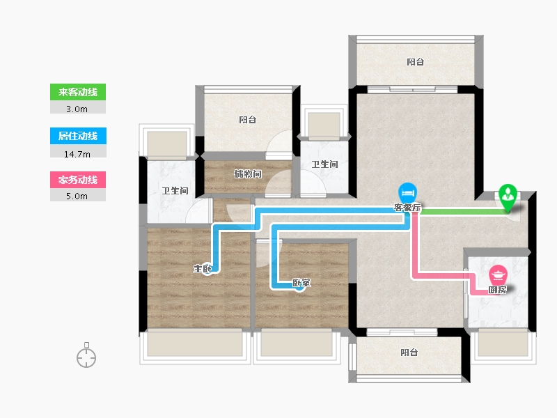 广东省-中山市-时光樾-75.23-户型库-动静线