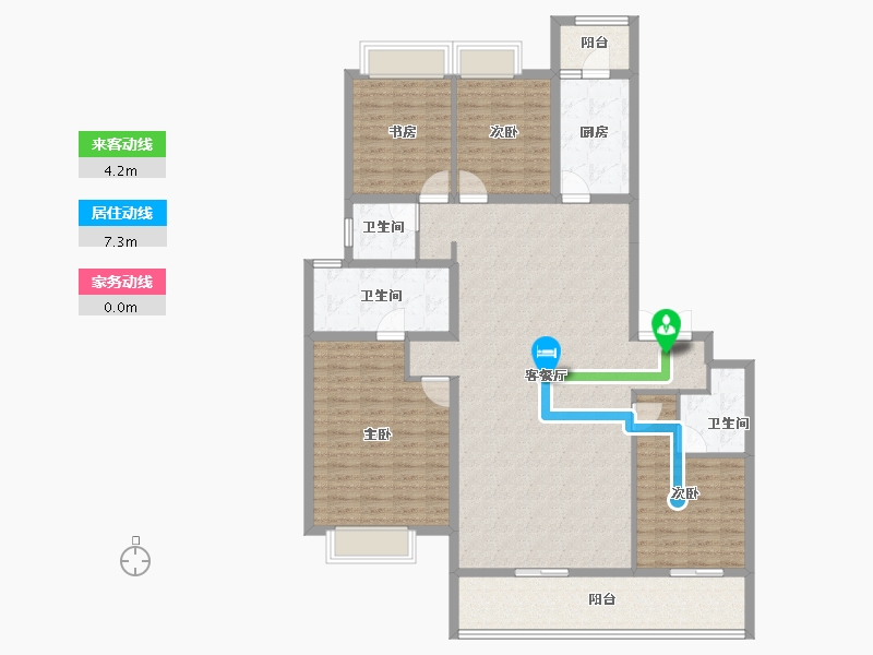 广西壮族自治区-南宁市-阳光城江山璟原-152.00-户型库-动静线