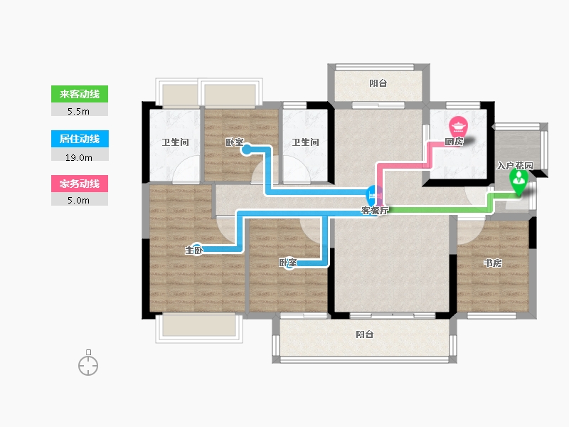 广东省-肇庆市-融创鼎湖府-101.62-户型库-动静线