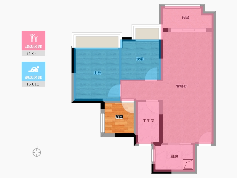 广东省-佛山市-捷和广场-55.64-户型库-动静分区