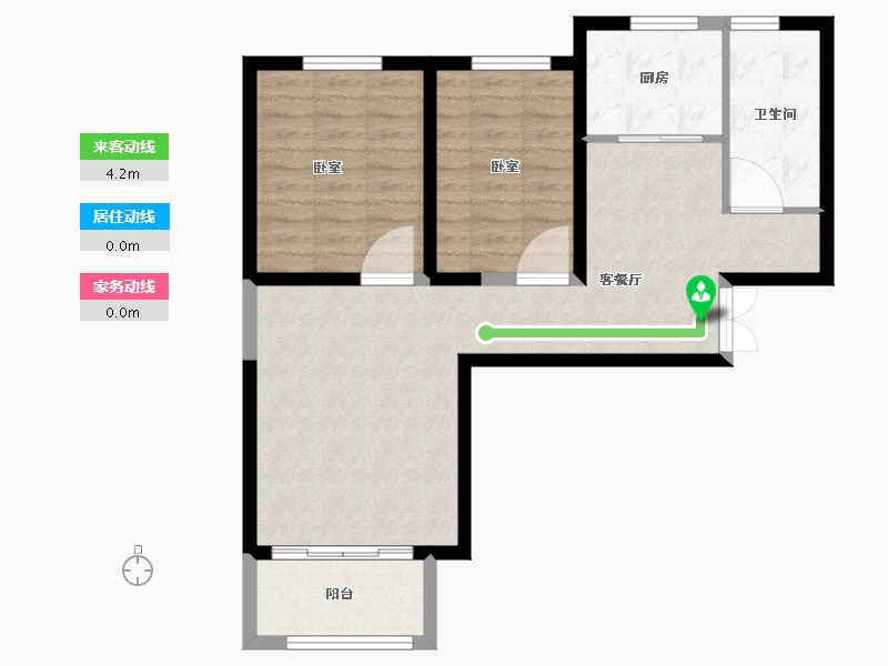 甘肃省-兰州市-润泽佳苑-72.01-户型库-动静线