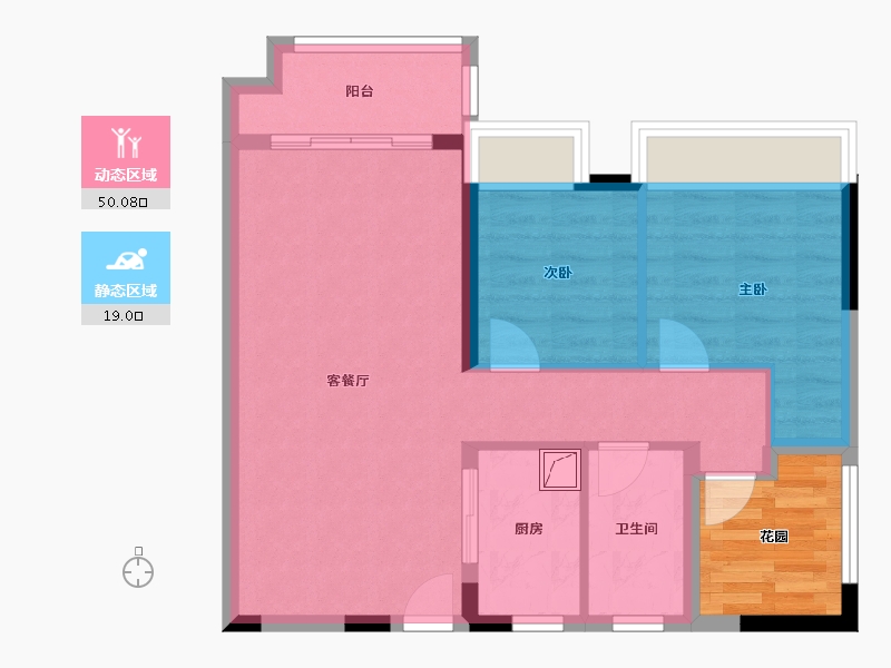 广东省-佛山市-捷和广场-67.03-户型库-动静分区