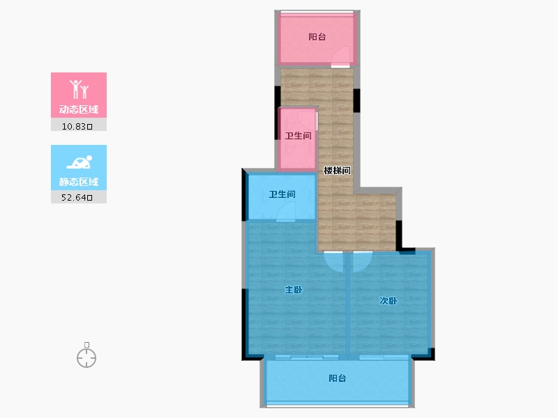 广西壮族自治区-南宁市-建发央玺-74.26-户型库-动静分区