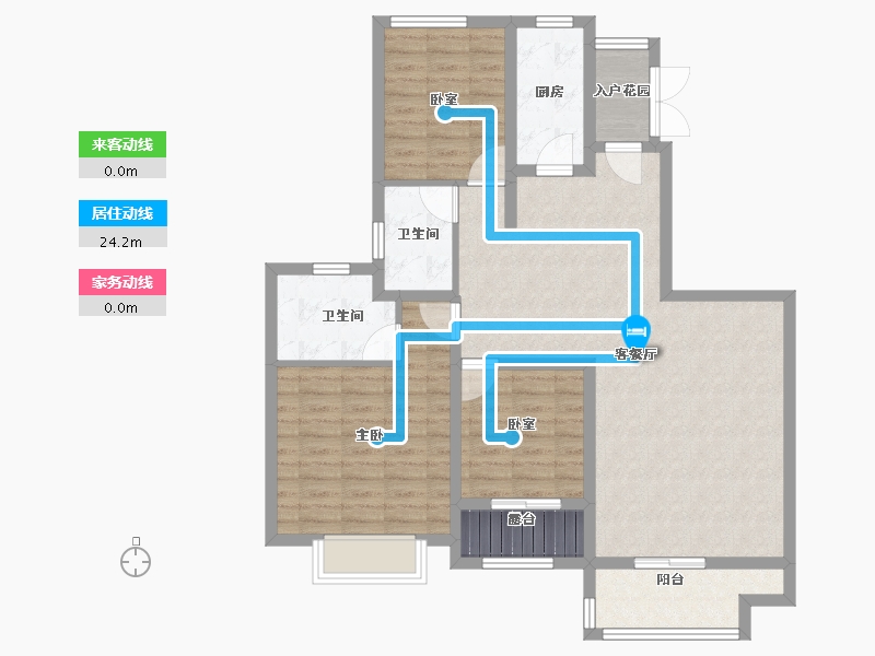 浙江省-宁波市-恒大山水城-100.00-户型库-动静线