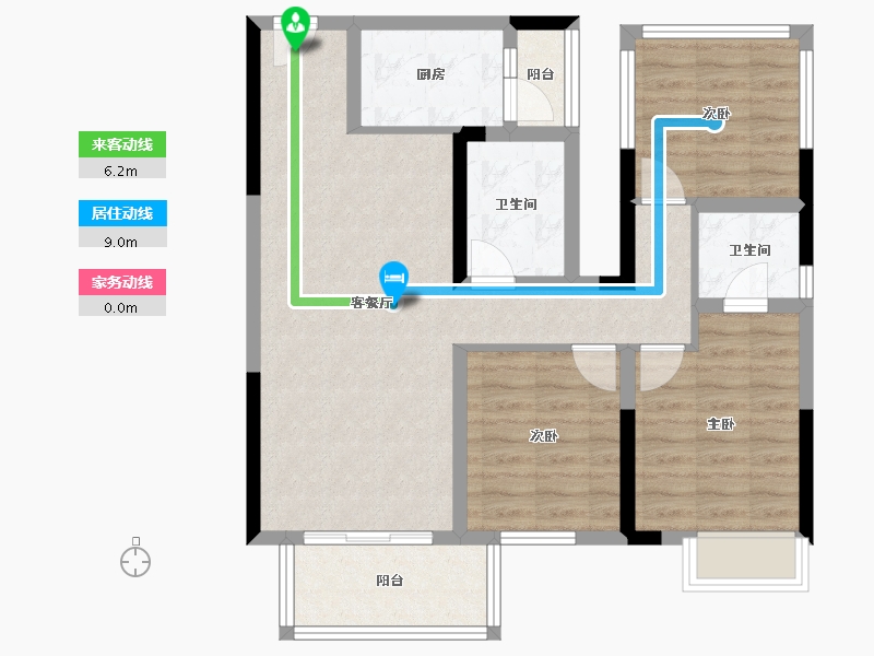 广西壮族自治区-南宁市-路桥壮美山湖-81.02-户型库-动静线